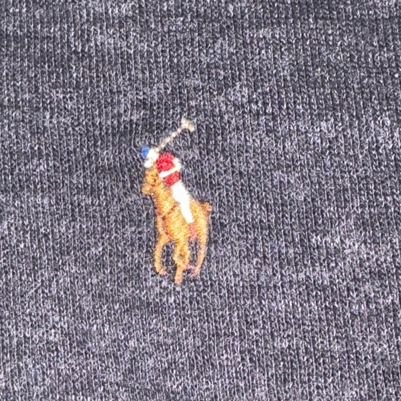 Polo Ralph Lauren 1/4 Zip. Black Long Sleeve Sweater. Estate Rib Style. - Picture 4 of 13